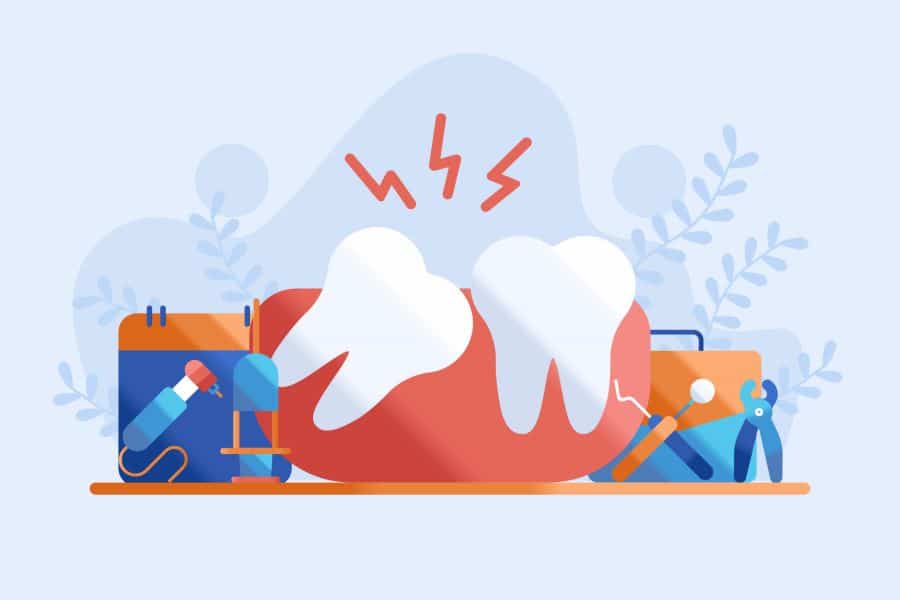 خرابی دندان عقل