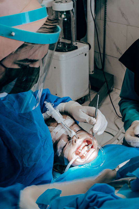 دندانپزشکی با بیهوشی کودکان