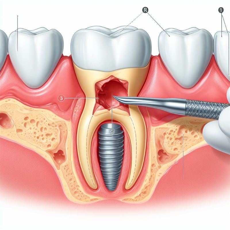 ایجاد پنجره لثه در جراحی سینوس لیفت